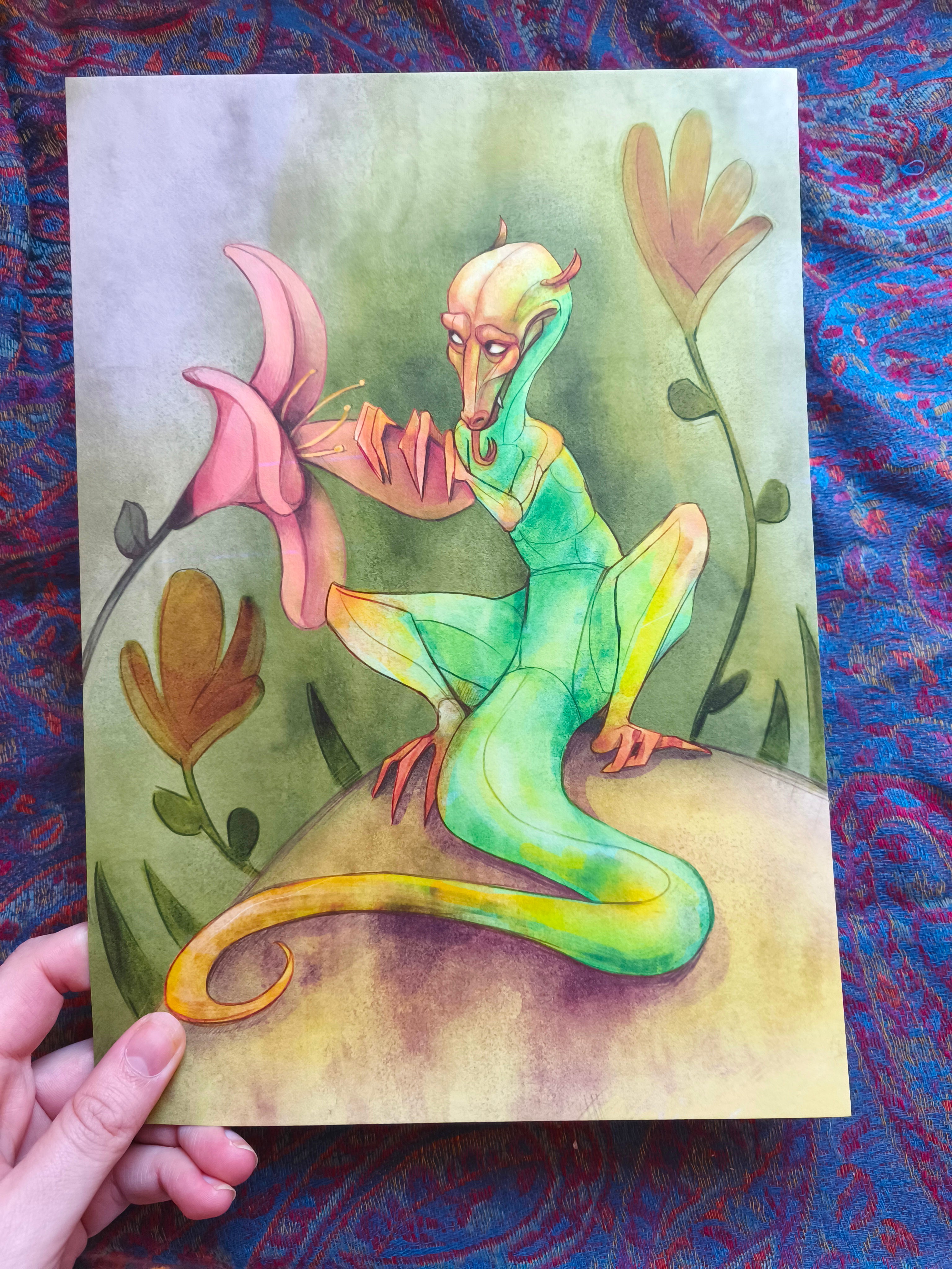 Little Dragon Print
