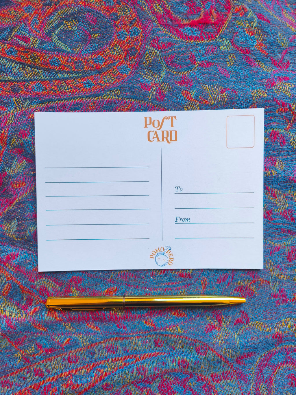 Wolf illustration Postcard