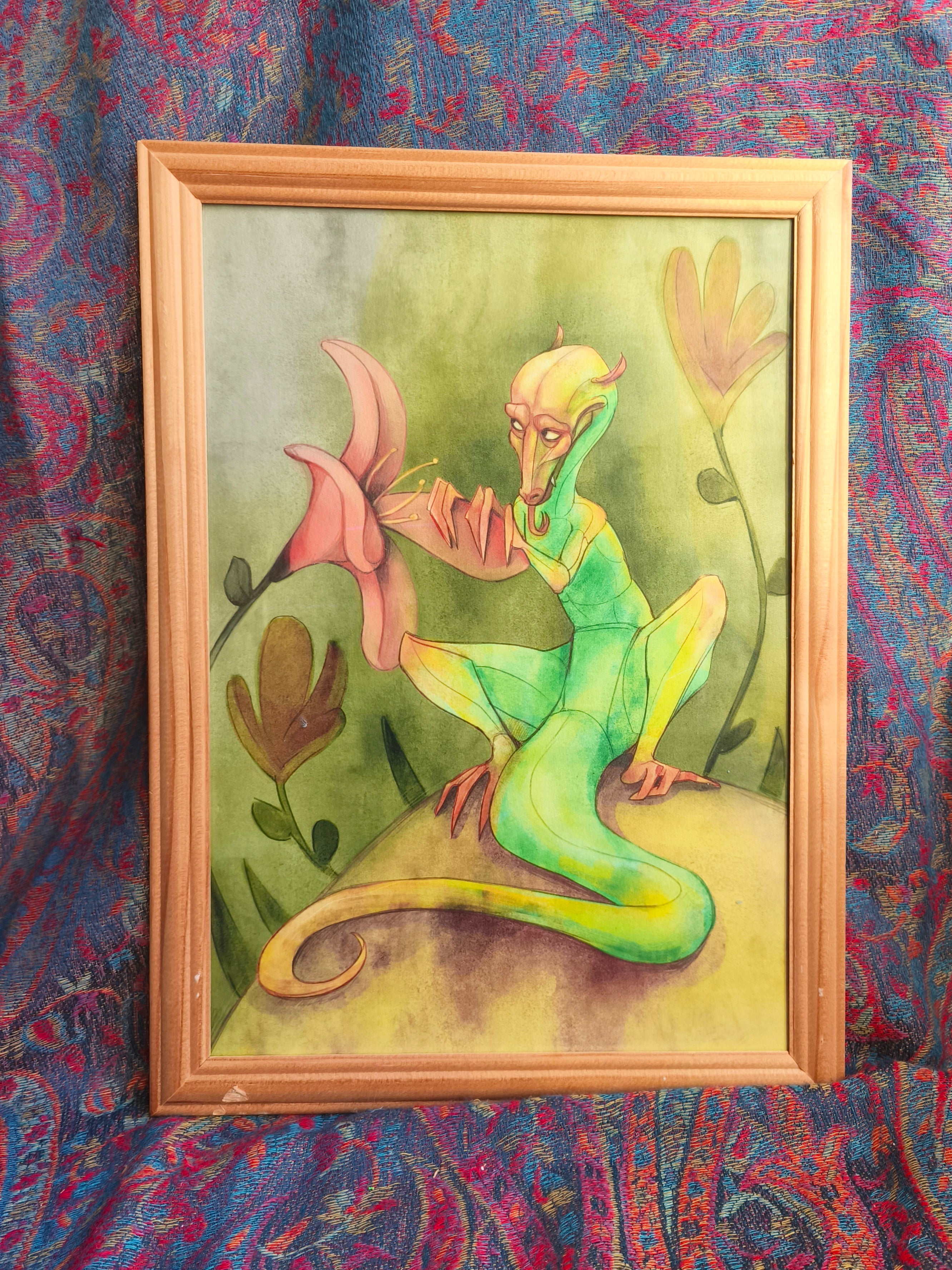 Little Dragon Print