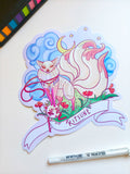 Kitsune Big Sticker
